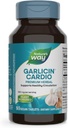 הדרך של הטבע Garlicin Cardio Premium Herbal Healthy Circulation תמיכה * 350 מ"ג ל-90 טבליות