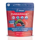 FundAminos EAA + BCAA Amino Acid אבקה / אורגני, טבעוני, צמחי מבוסס | מלא Aminos עבור כל יום תזונה | אופטימיזציה חלבונים אופטימיזציה | מרעננים את Superfruits בל - 60 משרתים