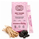 Herbs O' Shrubs Shatavari Shilajit Kicks for Women- 5 Sticks (8gm Per Stick) | Ayurvedic Supplement with Shatavari Extract-80mg, Shilajit Resin-300mg, Saffron-2mg, Honey-7.6g & Strawberry