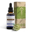 סודות השבט Artichoke USDA אורגני | מזון ללא אלכוהול, High-Potency Herbal Drops | עשוי מ 100% מוסמך אורגני Artichoke (Cynara scolymus) Dried Leaf 2 oz