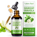Soursop Graviola נוזל טיפות - Soursop bitters נוזל - Soursop Leaves Extracts - Natural Antioxidant - Cell Support & Regeneration - Immune Boost - להירגע - Liver ושינה (1)