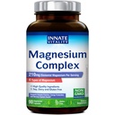 Innate Vitality Magnesium Complex - Magnesium Glycinate, Malate, Citrate, Oxide, 4in-1 Formula for Energy, Bones & Nerves, טבעוני & No Gluten, 90 קפסולות