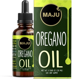 מאג'ו Superfoods Oregano Oil Drops, Potent 90%+ Carvacrol (1 fl Oz) Wild Mediterranean Essential Oil of Oregano Liquid, Aceite de Oregano, Immune ו- Seasonal Support