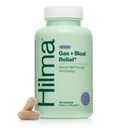 Hilma Natural Gas and Bloating Relief with Lemon Balm, Fennel & Peppert Leaf, דוקטור פורמולה עם רכיבים אורגניים, 100 קפסולות טבעוניות