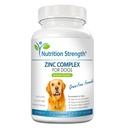 Znc for Dogs to Support Healthy Skin & Coate, מקדם צמיחה נורמלית, איזון Immune Function & cell Metabolism, עם ביוטין, Folate, Selenium & ויטמין E, 120 טבליות Chewable