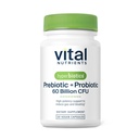 Hyperbiotics Vital Foodsents Prebiotic and Probiotic for Women and Men | 60 מיליארד CFU | Pre and Probiotics Supports Digestive Health, Constipation, Diarrhea, Gas & Bloating* | 30 קפסולות טבעוניות