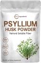 Micro Ingredients Psyllium Husk אבקה, 2lbs (32oz) | Daily Soluble סיבים תוספי | India Origin | Natural Prebiotics & Probiotics | תמיכה בבריאות העיכול
