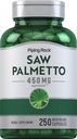Piping Rock Saw Palmetto for Men and Women | 450 מ"ג | 250 קפסולות | Herb Extractable