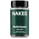 Naked Men's Multi - Daily Multivitamin for Men - A, C, E, Selenium, Zinc, פירות ו Super Green Extracts ועוד כדי להגביר את תמיכת Immune - Gluten-Free ו- Vegetarian Dailys - 60 קפסולות