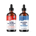 Vimergy Nighttime Fortifier Kit * - 2500 mcg Zinc, 5000 mcg Melatonin, 130 מ"ג מולליין לחלץ, 70 מ"ג Thyme Extract. תיקונים, בנייה מחדש והתחדשות של תאי החיסון במהלך השינה. טבעוני, Gluten-Free, כשר