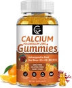 1200mg Calcium חניכיים עם ויטמין D3,K2,B12 & B6 - Plant Complex Calcium Magnesium תוסף עם Glycinate,Potassium,Sea Mos,Ashwagandha Root for העצם & שיניים כוח, שריר ו Immune.