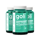 Goli Nutritional תוסף, Pre+Post+Probiotics Gummy - 180 הרוזן - הראשון בעולם 3-in-1 Gluten-Free, טבעוני, non-GMO, ו- Gelatin-Free.