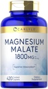 Karlyle Magnesium Malate | 1800mg | 420 Coated Caplets | Vegetarian, non-GMO, Gluten Free Supplement