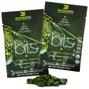 סוללות אורגני Chlorella Algae, Superfood, Pure Green Algae, חלבונים גבוהים וסיבים, Chlorophyll, Scracked Cell Non- Immune Boosting ו Detox, non-GMO, 60 טבליות
