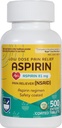 Rite Aid Aspirin Enteric Tablets - 81 מ"ג Aspirin - 500 Count - Low-Dose for Headache Relief - Safety Coated - Aspirin - Migraine Medicine - Pain Relief