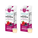 Vidaדלק משקאות חלבון, 16g חלבון לכל 2oz Shot, 32 oz Carton, 2 Pack, ברי, Collagen ו Whey Drink, No Artificial Sweeteners