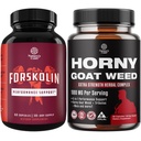 Bundle של טהור Forskolin לחלץ תוספת עבור אנרגיה מוגברת עבור מבוגרים-Plant מבוסס תוספי אנרגיה ו הורנסי גואה Weed לחלץ תרכובת עבור אנרגיה מוגברת וסטמינה