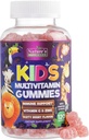 Multivitamin for Kids - Complete Daily Children's Multi ויטמין Chew עם ויטמין D, ויטמין B, Zinc & More - אנרגיה, Memory Focus & Immune Health Support - Natural ברי פלאפור - 120 מסטיקנים