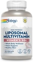 SOLAרי Liposomal Multivitamin לנשים 50 פלוס, הגדלת Absorption עם ברזל, ויטמין D, ויטמין C, B12, Biotin & More, Immune Support & Bone Health, טבעוני, 60 משרתים, 120 VegCaps, 120 VegCaps