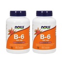 ויטמין B-6 100 מ"ג, 250 קפסולות (Pack of 2)