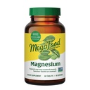 Mega Food Magnesium - תומך במערכת הלב והעצבנות - תוספת מגנזיום עם מגנזיום מותסס Glycinate - טבעוני, Gluten-Free, non-GMO ו כשר - Made Without 9 Food Allergens - 60 Tabs