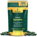 Biogenesis אורגני Spirulina מיני טבליות - 300 הרוזן (200 מ"ג) | אוסטרליה Grown Blue-Green Algae | Rich in Phycocyanin, Chlorophyll & B ויטמינים | תמיכה יומית Energy & Immunity