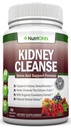 KIDNEY CLEANSE - Detox and Support For Urinary Tract, Bladder and Kidneys - All Natural Herbal Supplement Formula With Organic Cranberry, Astragalus, Turmeric, Goldenrod, Gravel Root, Juniper and More