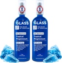 שמן מגנזיום שמן Spray Glass בקבוק מן הים זצ'סטין העתיקה ו Trace מינרלים 7 floz - Transdermal Pure Magnesium Spray שמן עבור רגליים, הרהורים, שינה ובריאות כללית