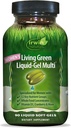 Irwin Naturals Women's Living Green Liquid-Gel Multi - 120 Softgels נוזלי - כולל 70 חומרים מזינים חיוניים, ויטמינים ומינרלים
