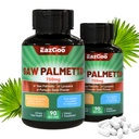 Saw Palmetto תוסף, Saw Palmetto לחלץ 750 מ"ג, עם Lycopene, אבקת שומן Seed עבור גברים ונשים, non-GMOs & Gluten, טבעוני, 90 קפסולות ספירה (Pack של 2)