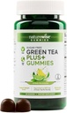 NatureWise Green Tea Gummies - Keto, סוכר חינם - תמיכה מטרות כושר עבור נשים וגברים - 500 מ"ג תה ירוק + Raspberry Ketones, Garcinia Cambogia - טבעוני, No Gluten - 60 Count[1-Month אספקת]