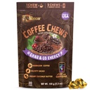 YouChews Coffee Chews - Get & Go Energy עם 100 מ"ג לצ'ו של קפאין נקי, ירוק. עם חומרים אורגניים אמיתיים, סוכר נמוך, טעם גדול & אנרגיה מתמשכת לאורך זמן (30 Chews Pack)