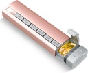 טיולי גלולת גלולות שבועי, 1 פעם ביום ,Upgrade Premium אלומיניום Alloy Daily Pill Box 7 Day, Portable Metal Pill Case, Pill Holder כדי להחזיק ויטמינים, תרופות, גלולות, תוספים (Pink)