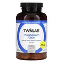 Twinlab Magnesium Caps - High Absorption Magnesium תוסף לתמיכה ב- Cramps הקלה - מגנזיום קפסולות עבור הקלה מתח, 420 מ"ג, 200 Count, 1 Pack