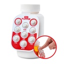Pill Popper Drug Tracker, Daily Pillתזכורתer, Small and Portable Memory Aid with Buttons, Handes to Pill Container, Tracks up to 3 Doses ליום, Multicolor, 3Pack - Easy to Use Products