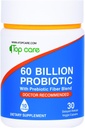 Probiotics 60 מיליארד CFU - 10 סטרינס + אורגני Prebiotics - Immune, Digestive & Gut Health - תומך Occasional Constipation, Diarrhea, Gas & Bloating - עבור נשים וגברים - 30ctct.