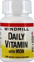 Windmill Daily ויטמין עם ברזל ו Beta-Carotene