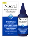 Nizoral Scalp Itch Relief נוזל - Relieves Scalp Itch ו Soothes, Calms וhydrtes עם כוח מקסימלי אנטי-Itch רפואה (Hydrocortisone 1%), 2 Fl Oz