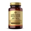 Solgar Chromium Picolinate 500 mcg - 60 קפסולות ירקות - תומך סוכר, שומן וחלבון metabolism - non-GMO, Gluten Free, כשר - 30 משרתים