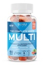 SUKU Men's Daily Multivitamin Gummies - ויטמין A, B12, C, D3, E, Zinc, CoQ10 & Lycopene - Prostate, Heart & Immune Support - Sugar-Free, מעורב פירות Fusion - 60 Count