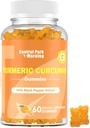 Turmeric Curcumin Gummies, תוספת תמיכה משותפת חניכיים עם כורכום Turmeric, טבעוני non-GMO, תוספת תזונתית, 60 הרוזן