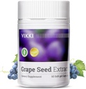 Vikki Grape Seedמיצוי קפסולות 38100 מ"ג, 60 Count,Maximumחוזק עם OPC Original Blueberry Essence
