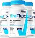 NutraRize (3 Pack ViraFlexx עבור גברים, פרו קפסולות, תמיכה ביצועים זכר 500 מ"ג, כל תוספת דיאטה טבעית לתמיכה הכוללת בריאות, Vira Flexx ביקורות (180 קפסולות)
