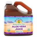 לילי של המדבר Aloe Vera Juice - אורגני, פריסרבי חינם מלאט Aloe Vera לשתות עם Enzyive Natural Digest עבור Gut Health, Stomach הקלה, בריאות, Glowing Skin, 128 Fl Oz