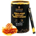 האותיות הקטנות של Pure ההימלאיה Shilajit Honey Sticks with Saffron - 30 Count | 75%+ Fulvic Acid, 85+ Trace מינרליםs | Natural Energy & Immunity Booster