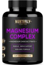 Magnesium Citrate & Oxide 500 מ"ג תוסף - עוצמה מקסימלית - מסייע לתמוך בעצמות העצם וכוח, שרירים, אנרגיה ושינה - 120 קפסולות טבעוניות