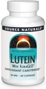 מקורות טבעיים Lutein עם פלורהGLO 20 מ"ג Antioxidant Carotenoid - 60 קפסולות