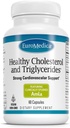 Euromedica בריאה Cholesterol ו Triglycerides - 60 קפסולות - קלינית למד Amla - תמיכה HDL & Triglyceride רמות - non-GMO, טבעוני, כשר - 30 משרתים