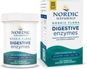 Nordic Naturals הנורדי פלורה Digestive Enzymes - 45 קפסולות - פונקציונליות עיכול, אופטימיזציה של זמינות תזונתית - Non-GMO - 45 משרתים