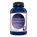 MD. Life Potassium Magnesium תוסף - 120 קפסולות - Magnesium Potassium תוסף - High Absorption Complex - תמיכה בריאות וחקיקה Cramp